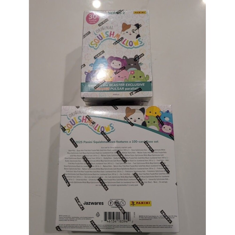 Panini Squishmallows Series 2 Lot 60 Ct. Mega Box and 30ct Blaster Box Sealed - Picture 2 of 8